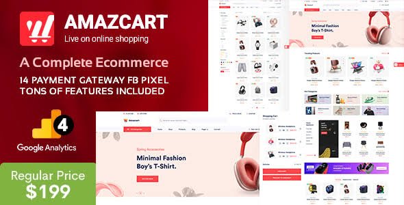 AmazCart - Laravel Ecommerce System CMS Multi-Vendor 1 images 2 1