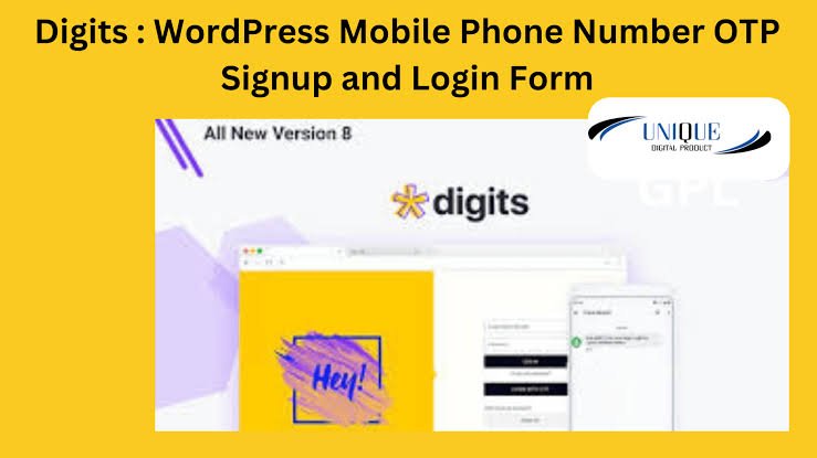 Digits: WordPress Mobile Phone Number OTP Signup and Login Form 1 images 3 1
